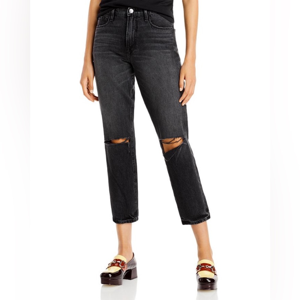 NWT Frame Le Sylvie ripped jeans size 24